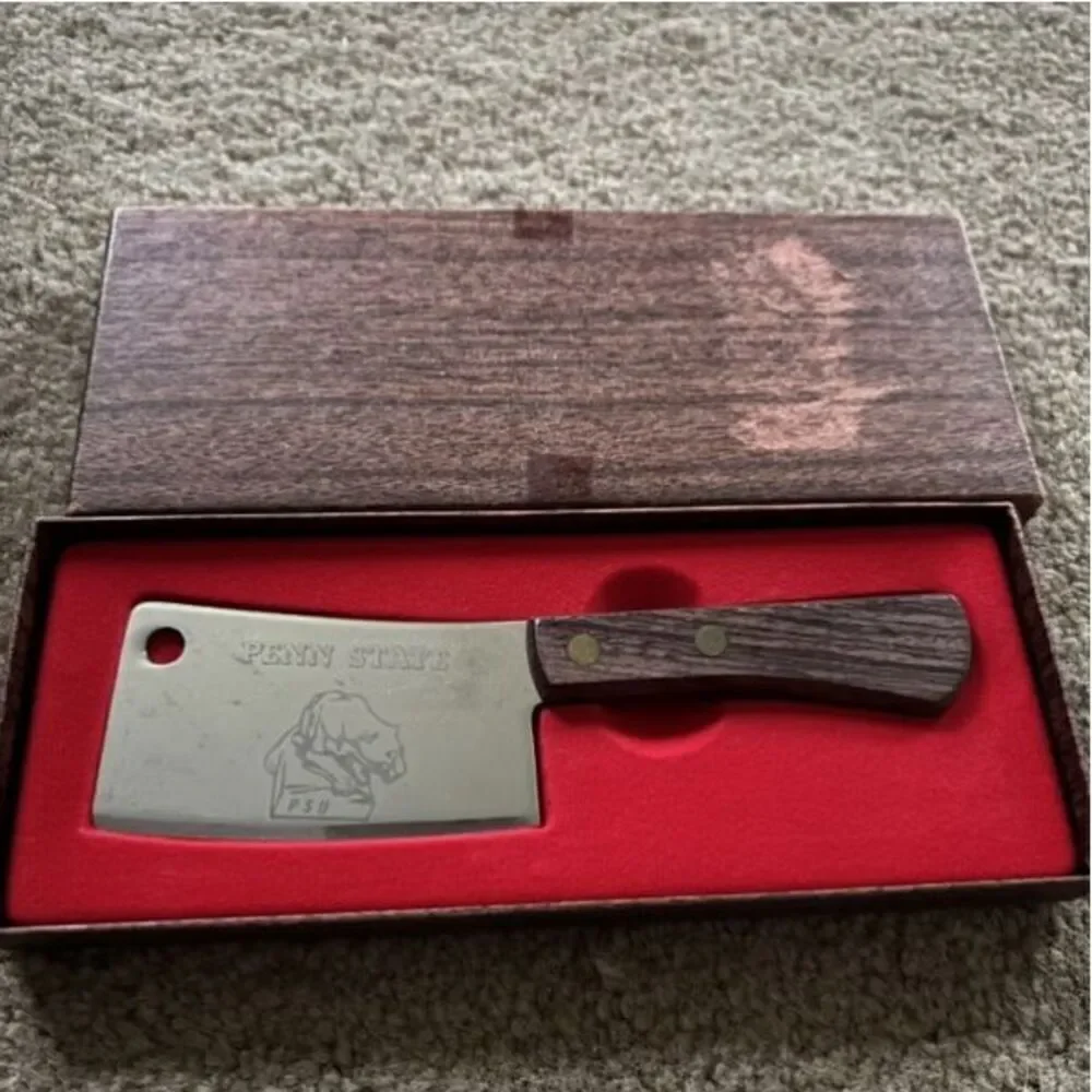 Penn State Vintage Burnco Cheese Cleaver In Box Japan